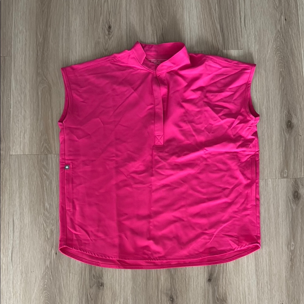 Figs Women's Pink Sleeveless Top Size: Small